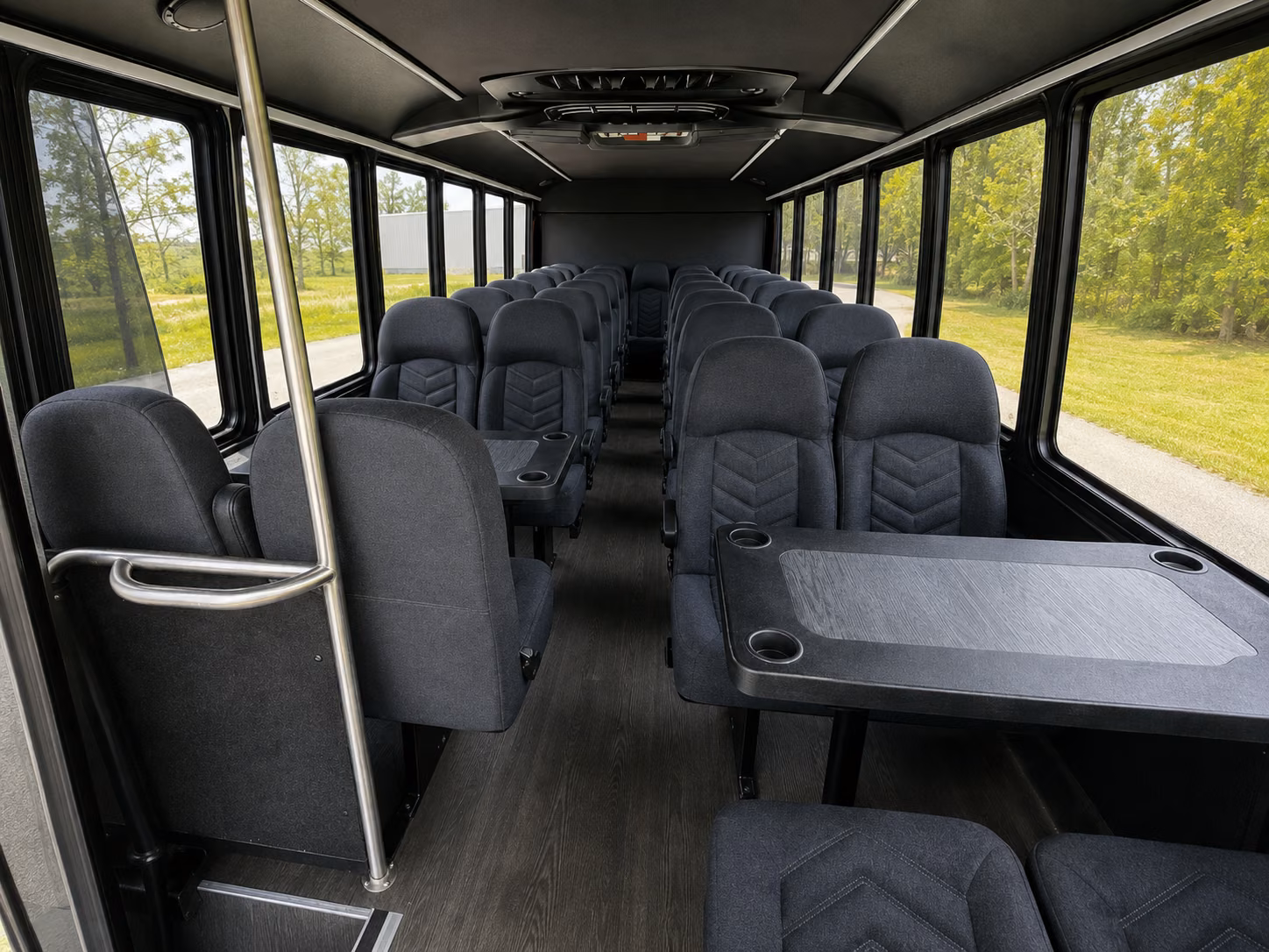 livonia 20 passenger minibus inside