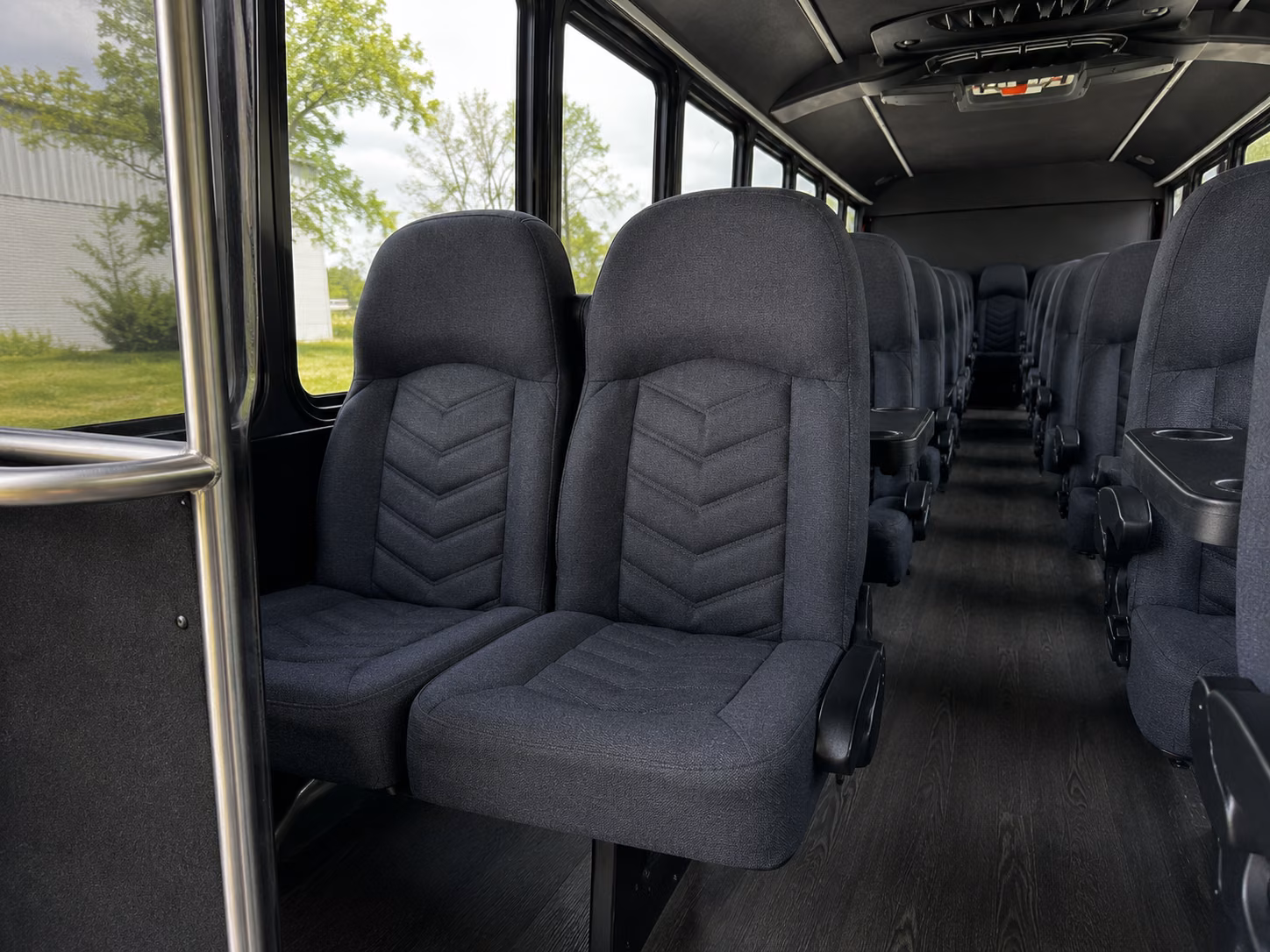 livonia 20 passenger minibus interior