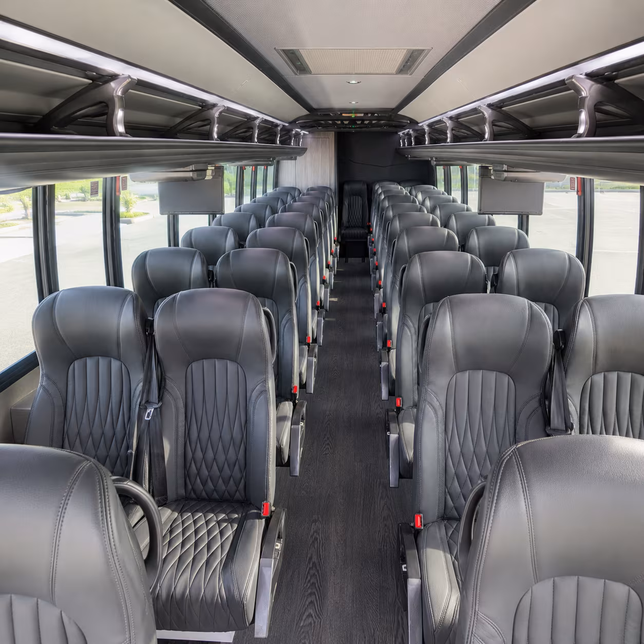 livonia 25 passenger minibus interior
