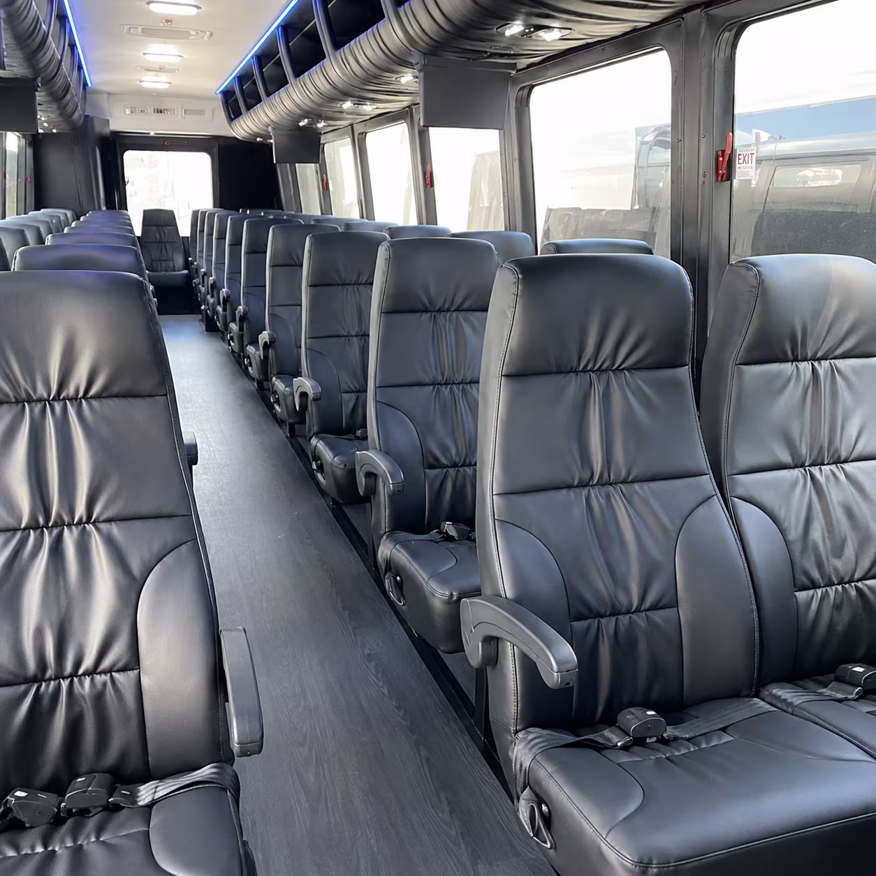 livonia 30 passenger minibus inside