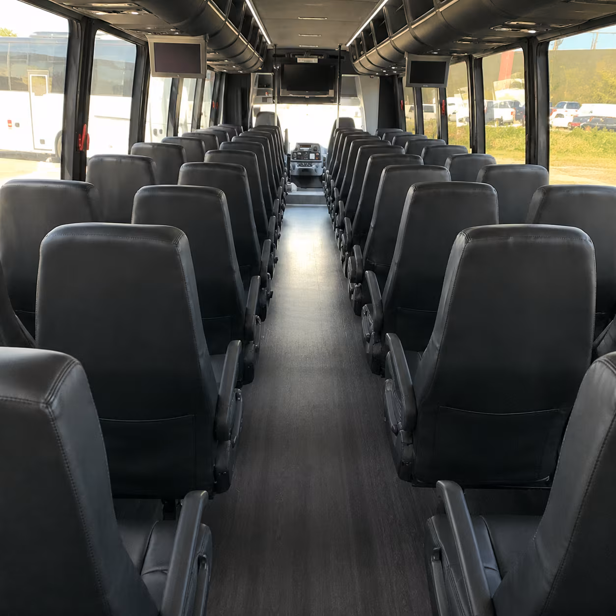 livonia 30 passenger minibus interior