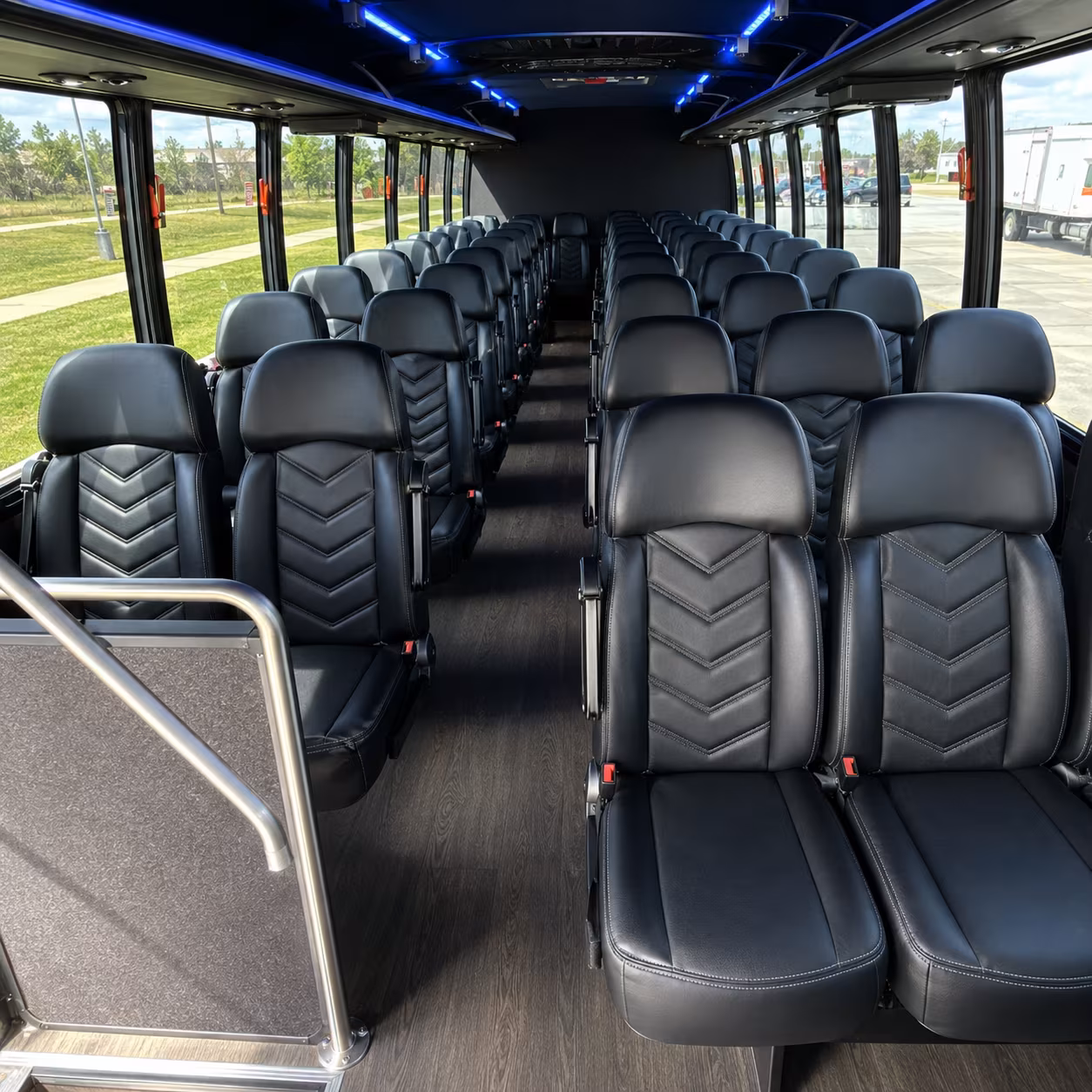 livonia 35 passenger minibus interior