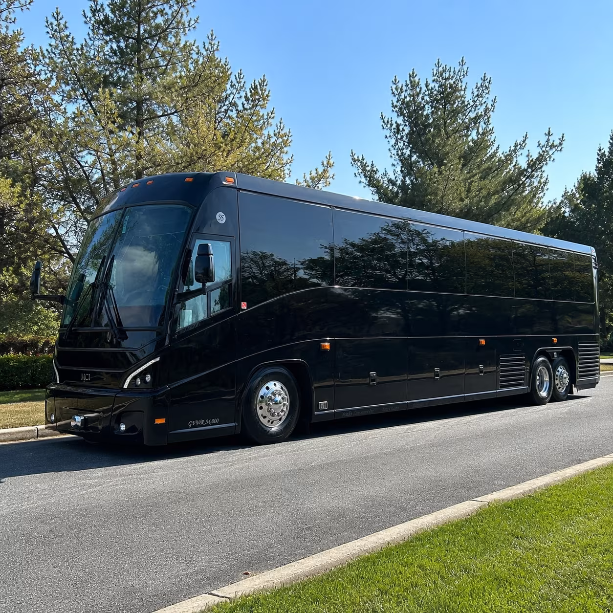 livonia 56 passenger charter bus