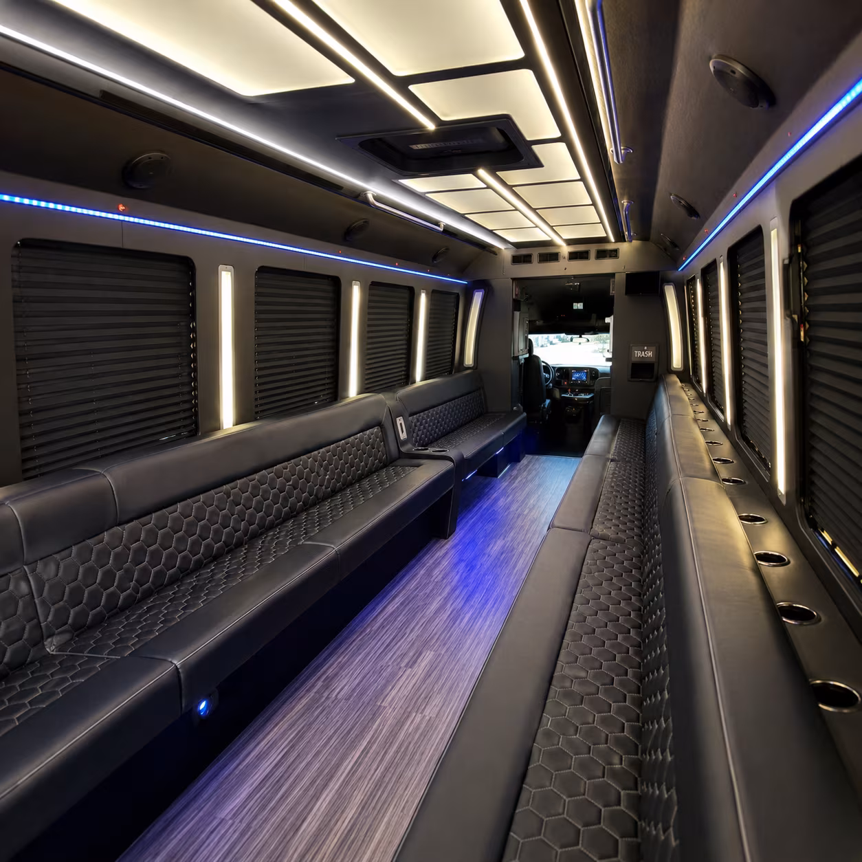 livonia party bus interior