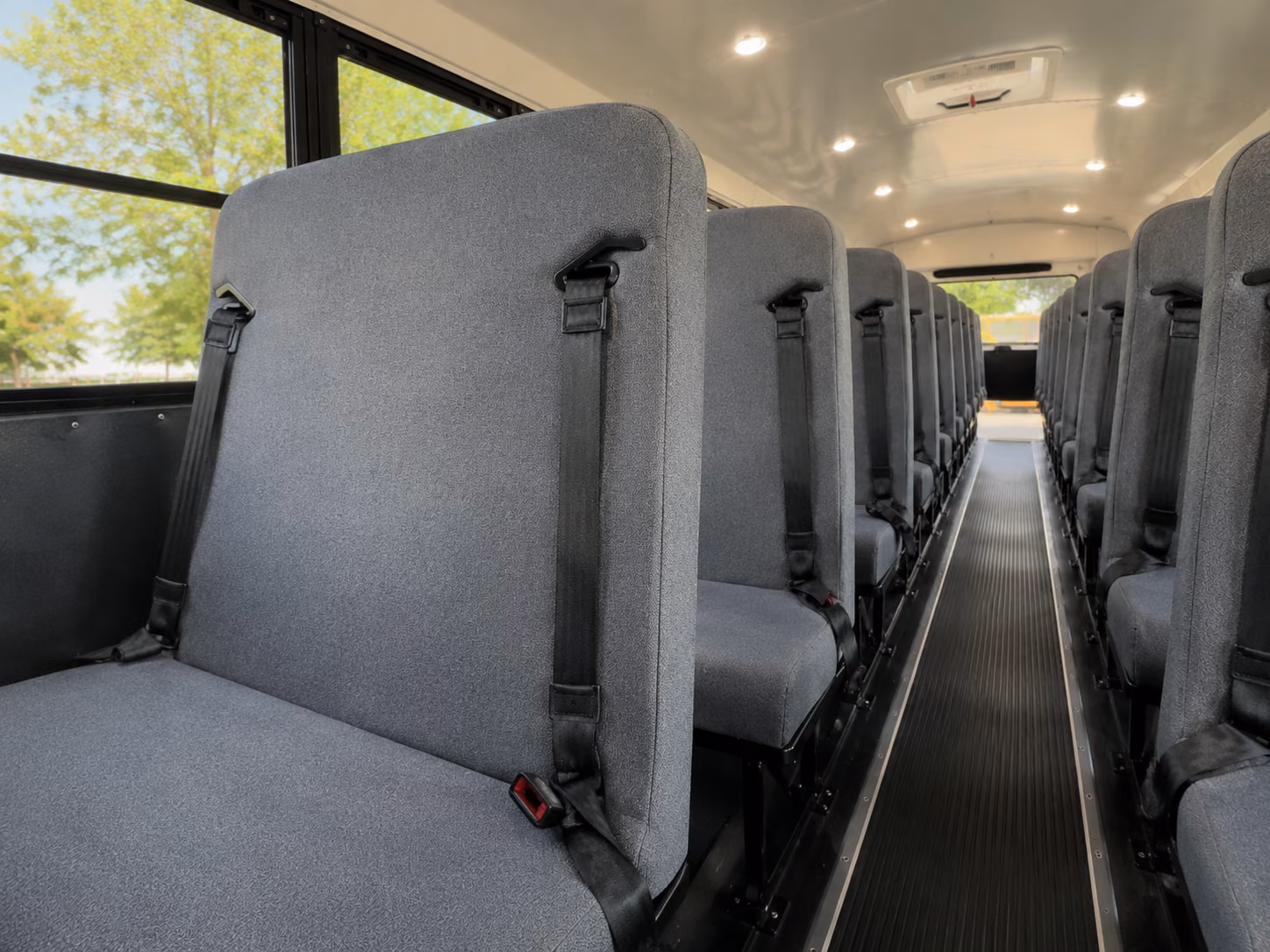 livonia school bus inside
