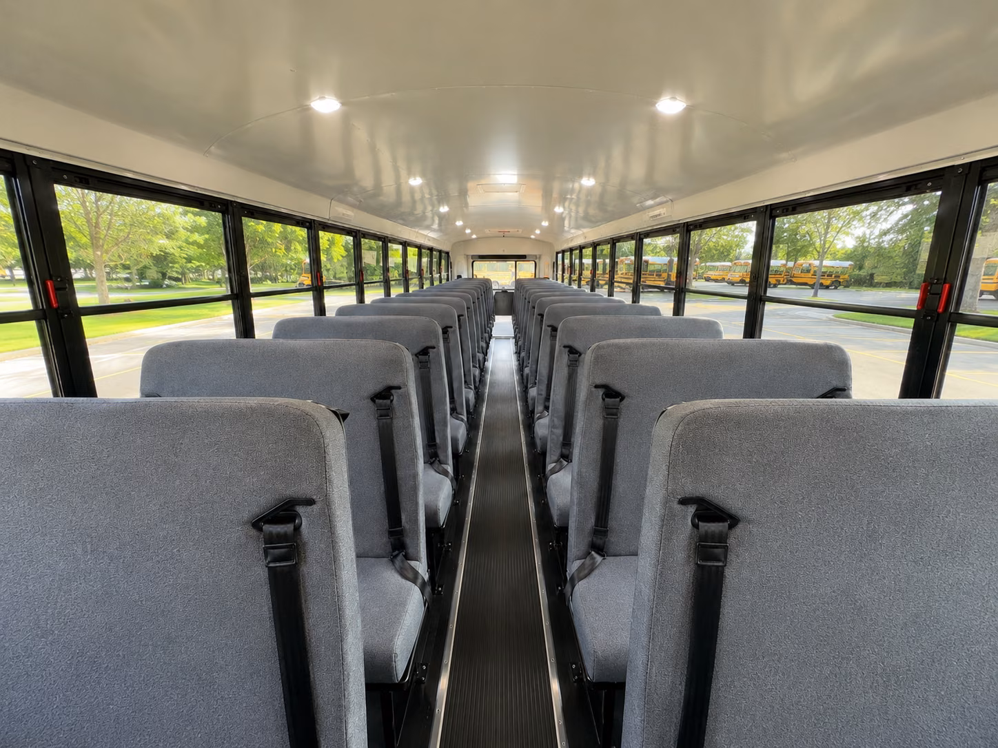 livonia school bus interior