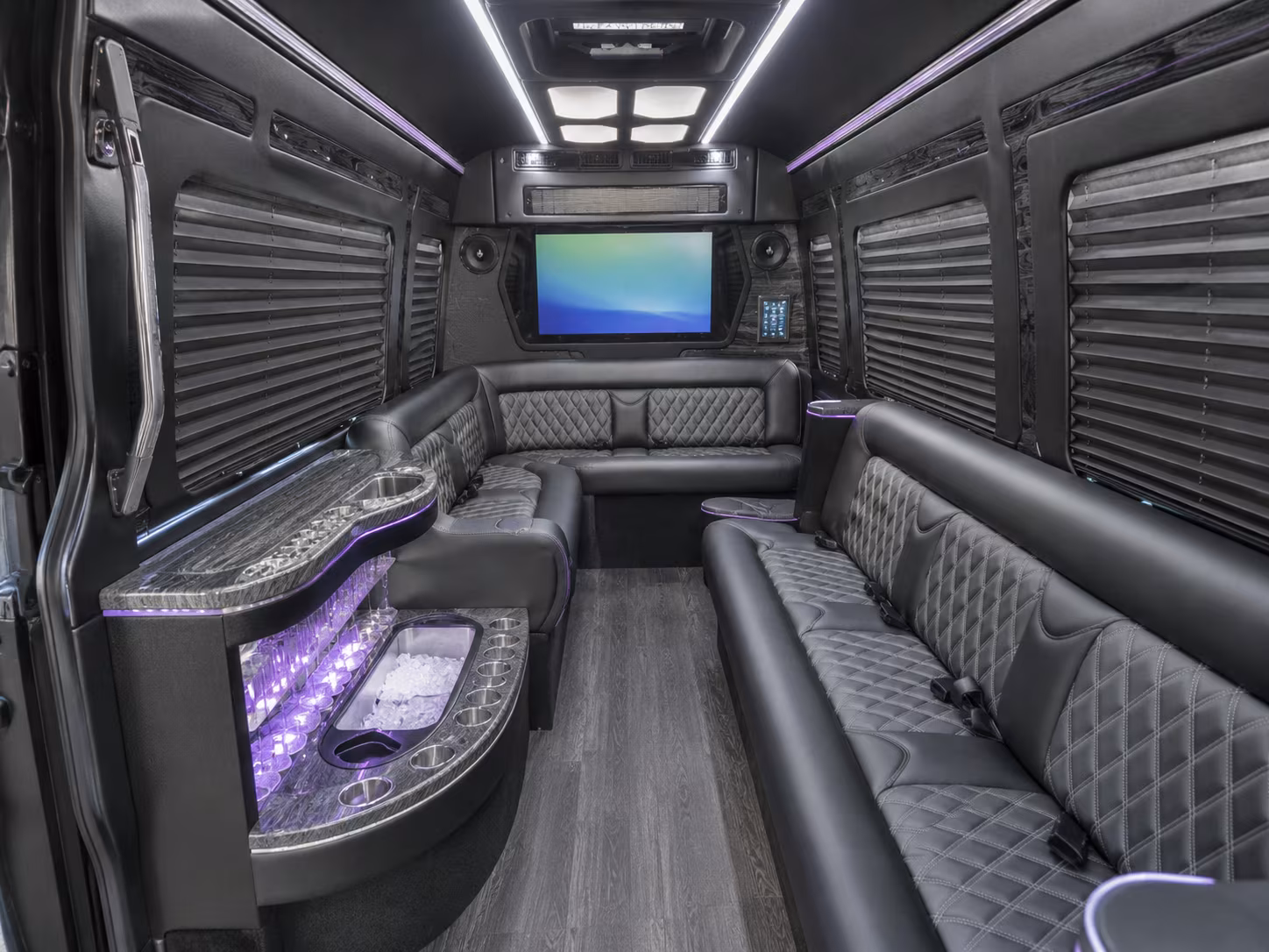livonia sprinter limousine inside