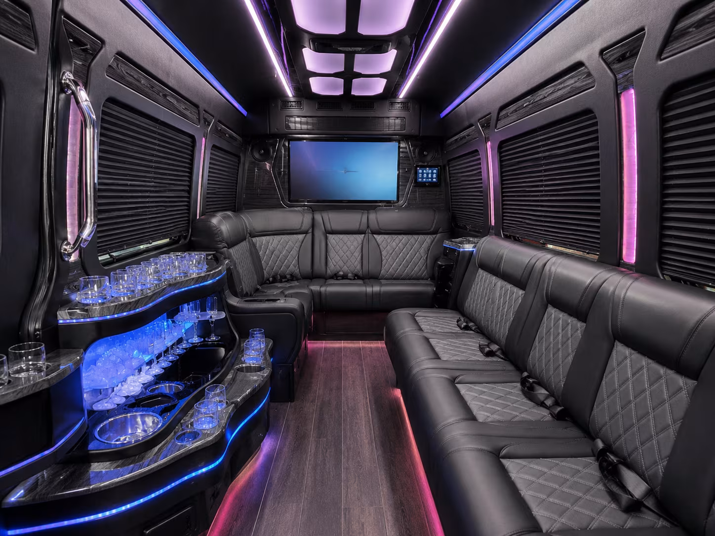 livonia sprinter limousine interior